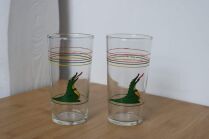 Szklanki z krokodylem lata 90-te