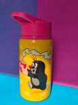 Bidon z Krecikiem 500 ml – żółty, różowa zakrętka