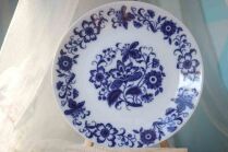 6 talerzy Bohemia porcelán