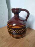 Ceramiczny dzbanek brązowy