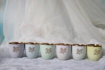 6 porcelanowych kieliszków do likieru