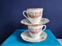 Filiżanki Horní Slavkov Porcelán