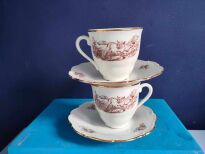 Filiżanki Horní Slavkov Porcelán