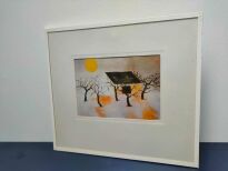 Reprodukcja Dom zimą Oty Janečka