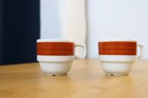 2 filiżanki do espresso G.Benedict porcelán