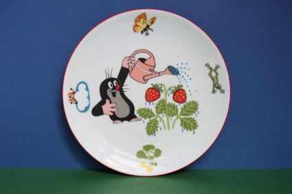Talerz płaski Krecik TRUSKAWKI 21 cm – Thun 1794