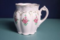 Kubek H&C růžový porcelán